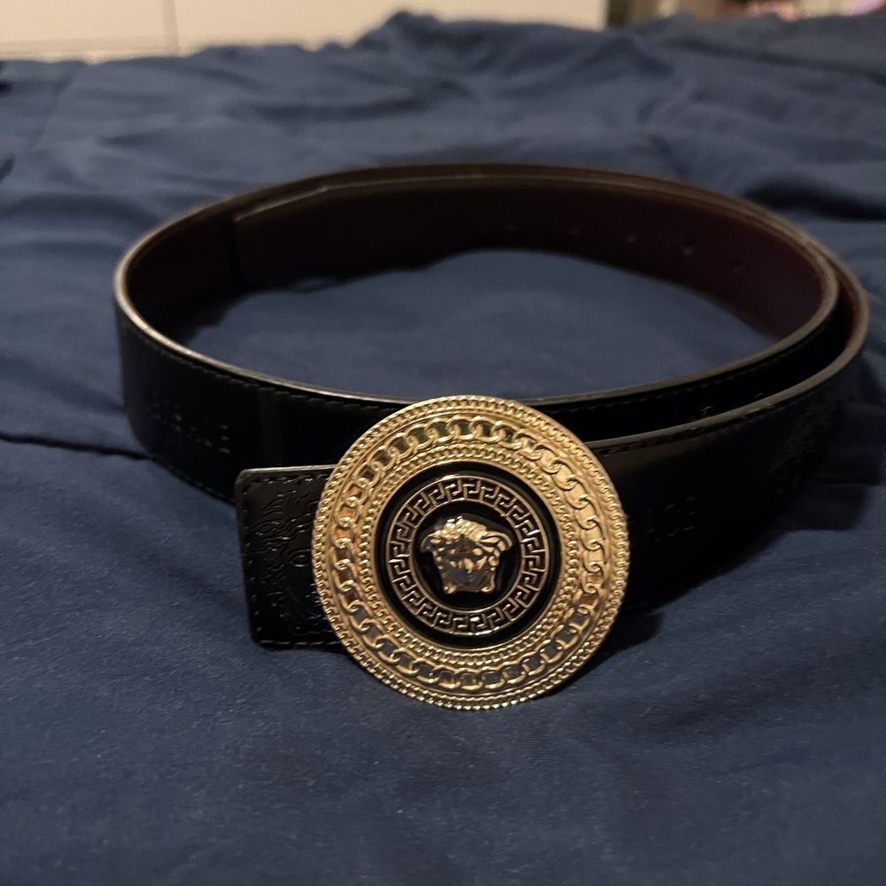 Versace leather belts